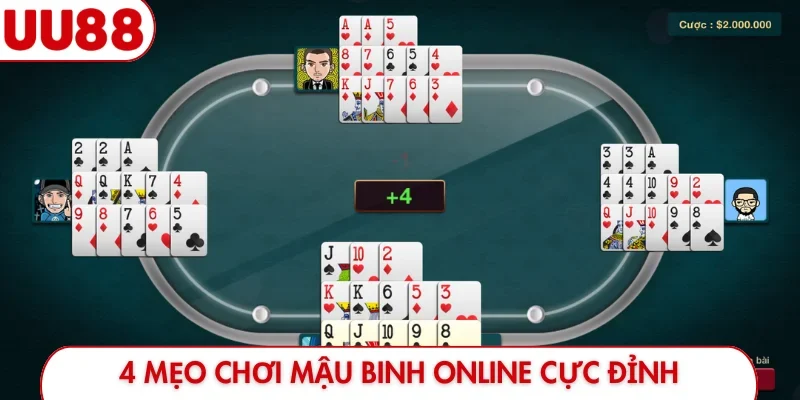4 mẹo chơi Mậu Binh online cực đỉnh cho newbie